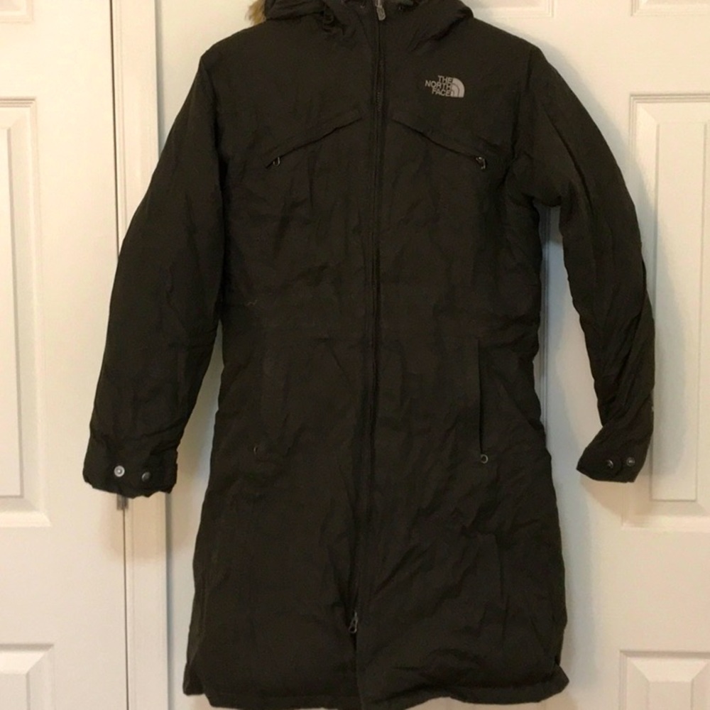 Forest Green North Face Jacket